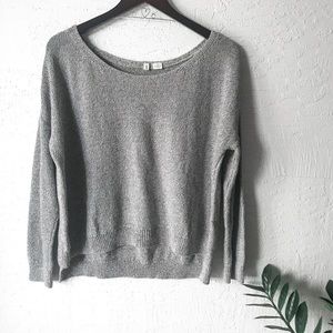 EUC ANTHROPOLOGIE | MOTH Grey Knit Sweater Small
